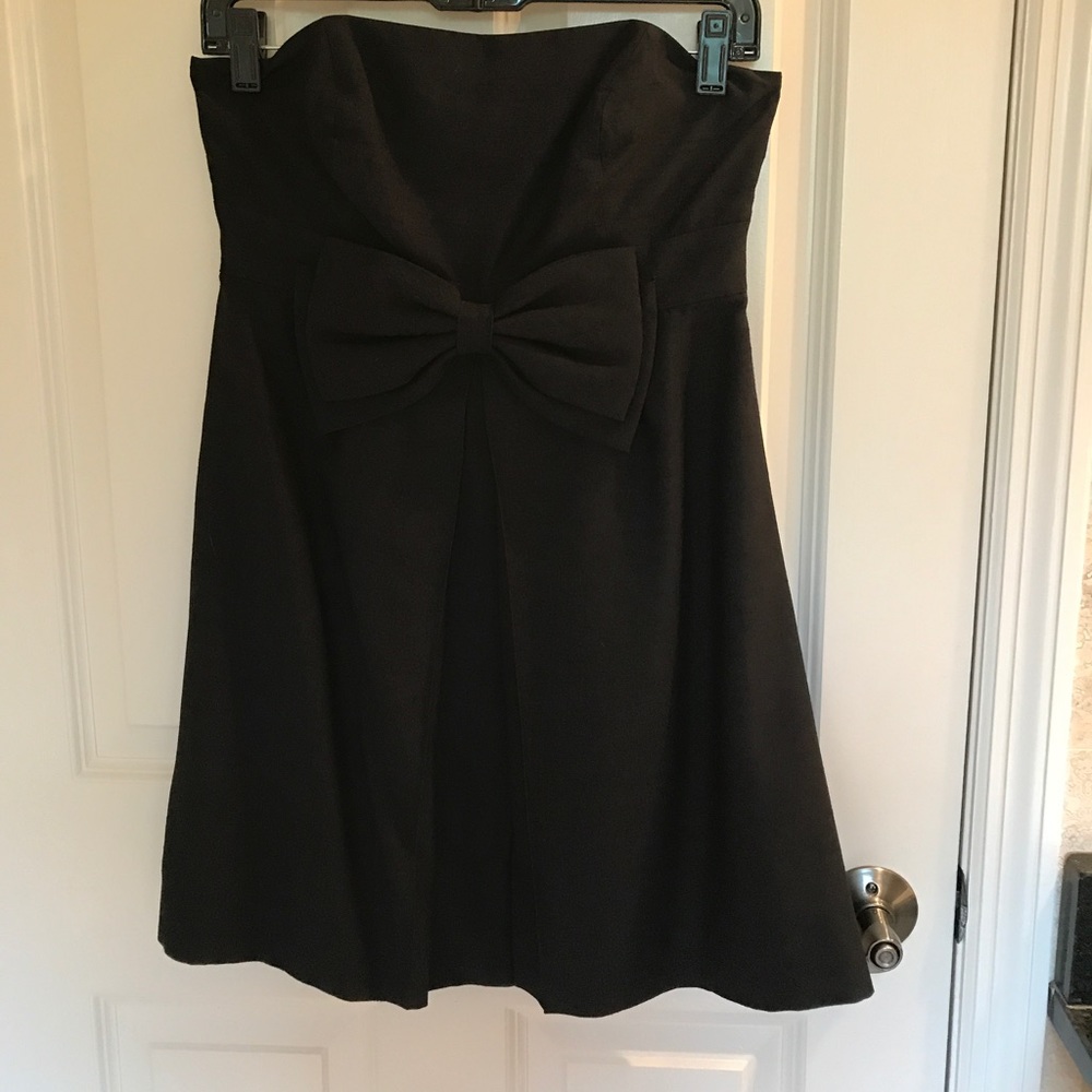 Kate Spade strapless black mini dress