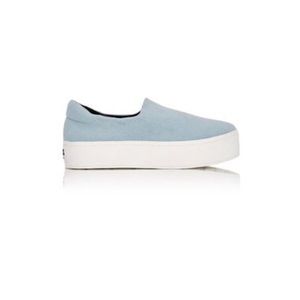 Opening ceremony denim slip on sneaker