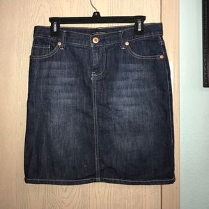 New York and Company Jean Skirt