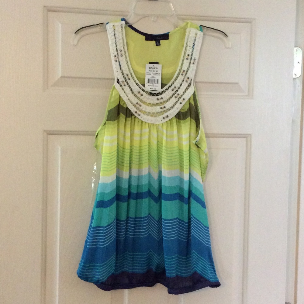 Lightweight tank top blouse