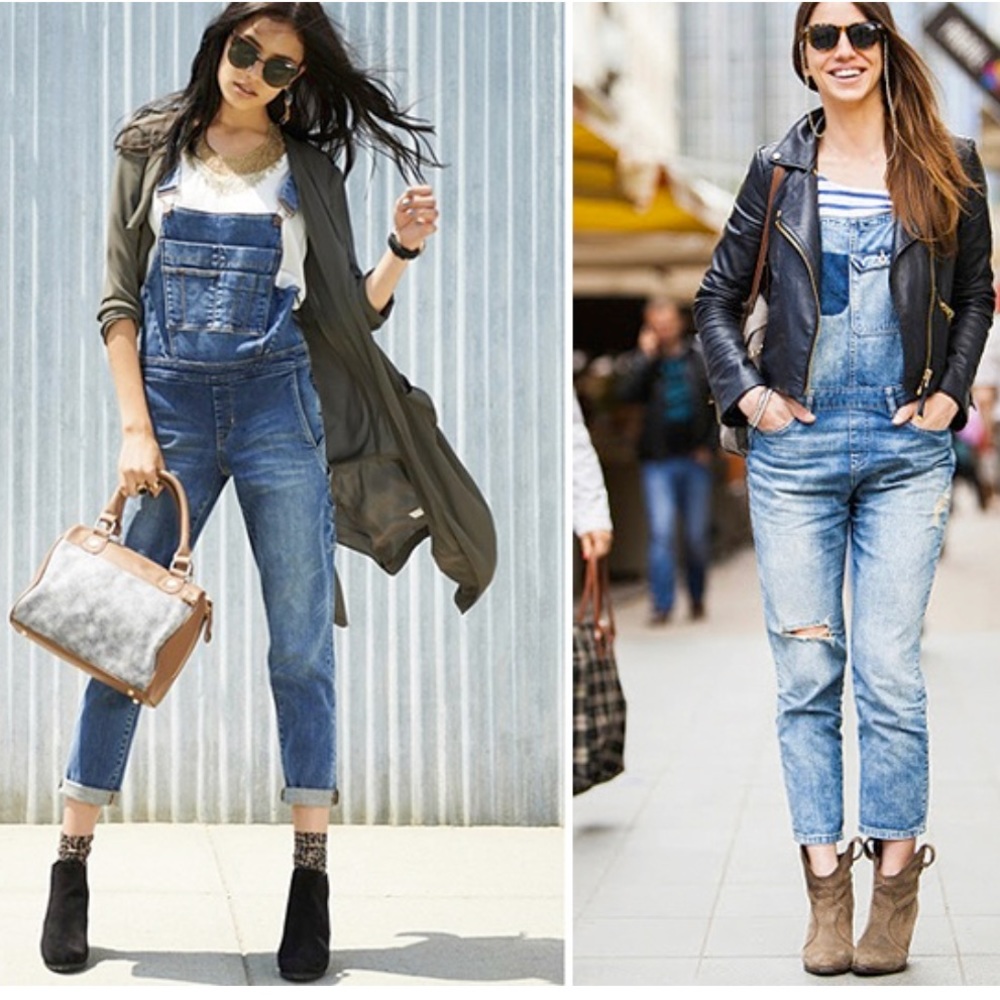 Distressed Skinny Denim Jumpsuit - Picture 6 of 6