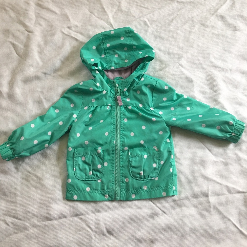 Polka Dot rain coat. 12 months.