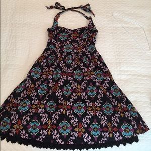 Anthropologie halter sundress