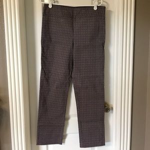 Navy, burgundy and white leggings New without tags