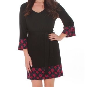 vfish Aziza belted long-sleeved dress, XS