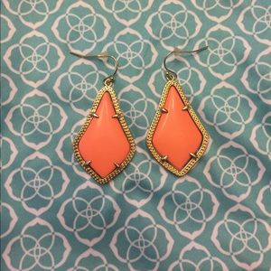 KS orange earrings