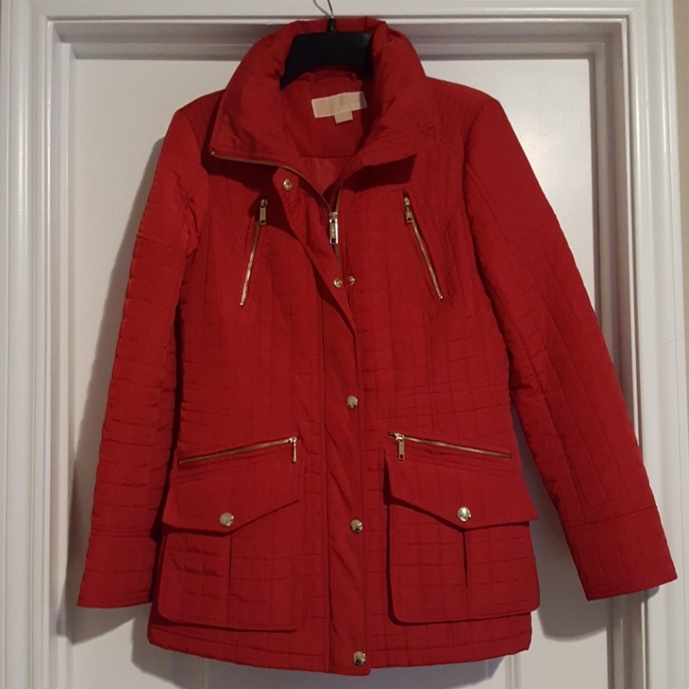 Red Michael Kors Jacket