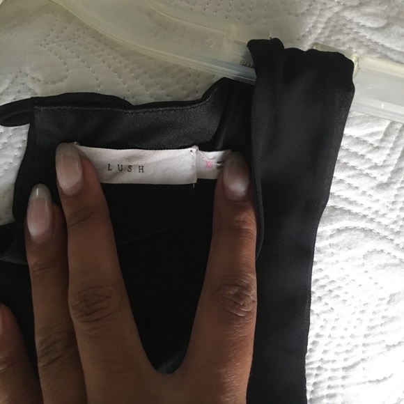 Lush black mini dress - Picture 4 of 5