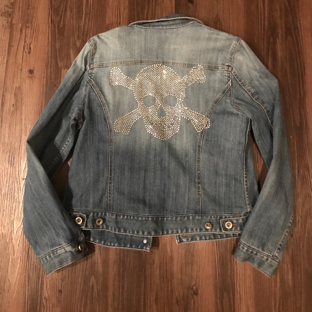 RHINESTONE JEAN JACKET