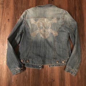 RHINESTONE JEAN JACKET