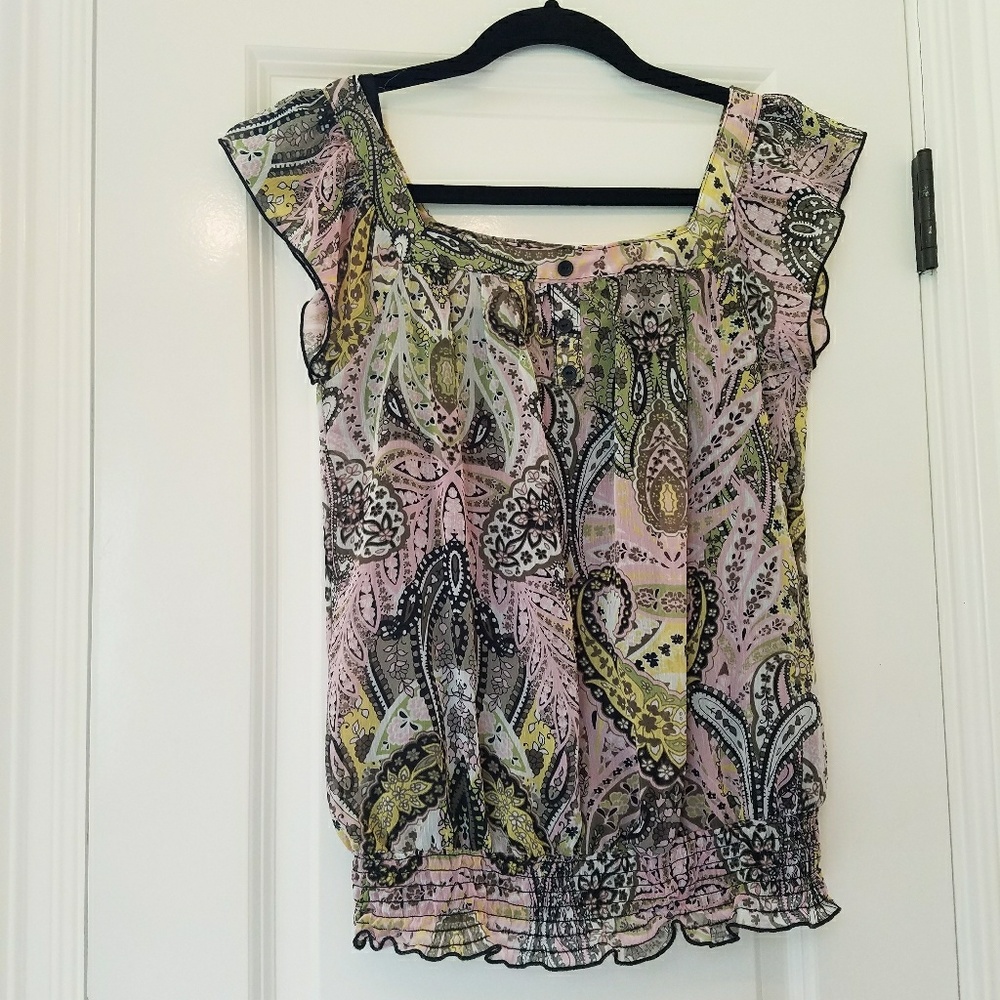 💟 Paisley Blouse