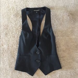 Express Black 2 Button Vest.