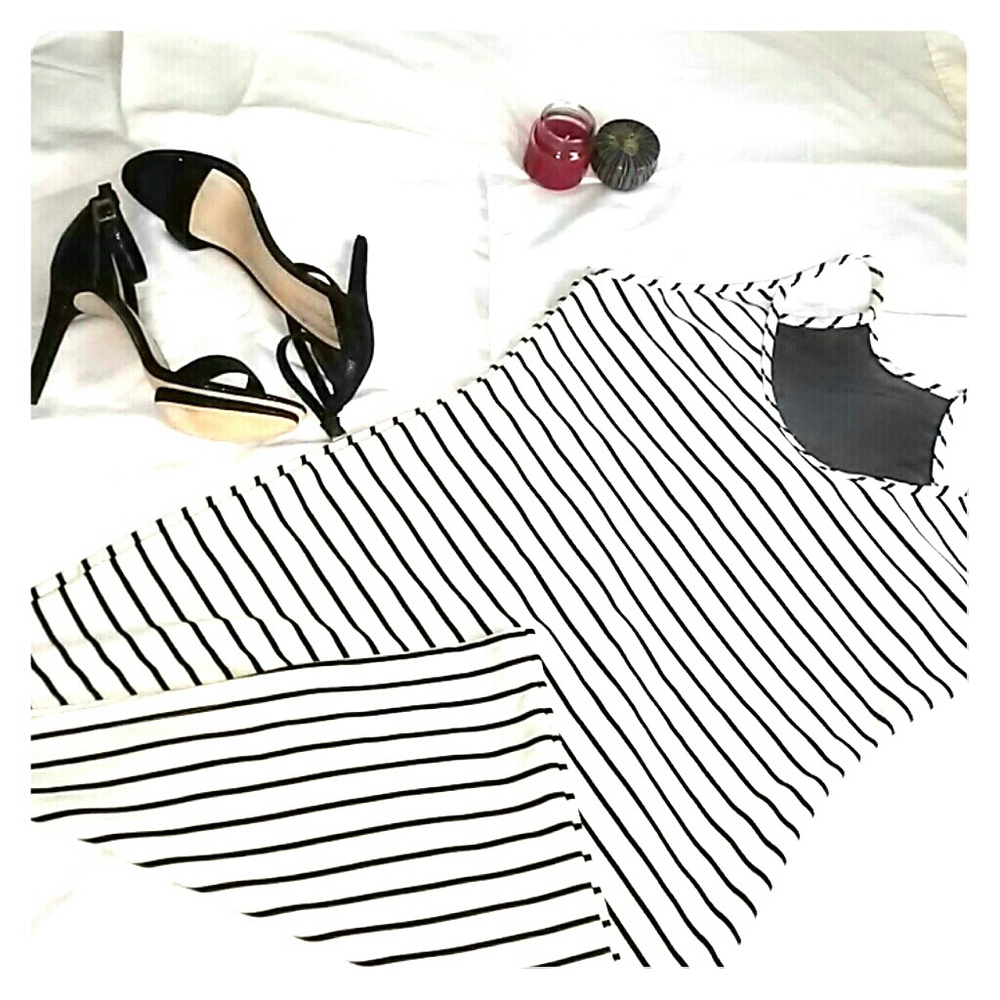 Black and white dress