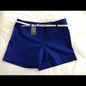 EXPRESS Blue shorts w/belt