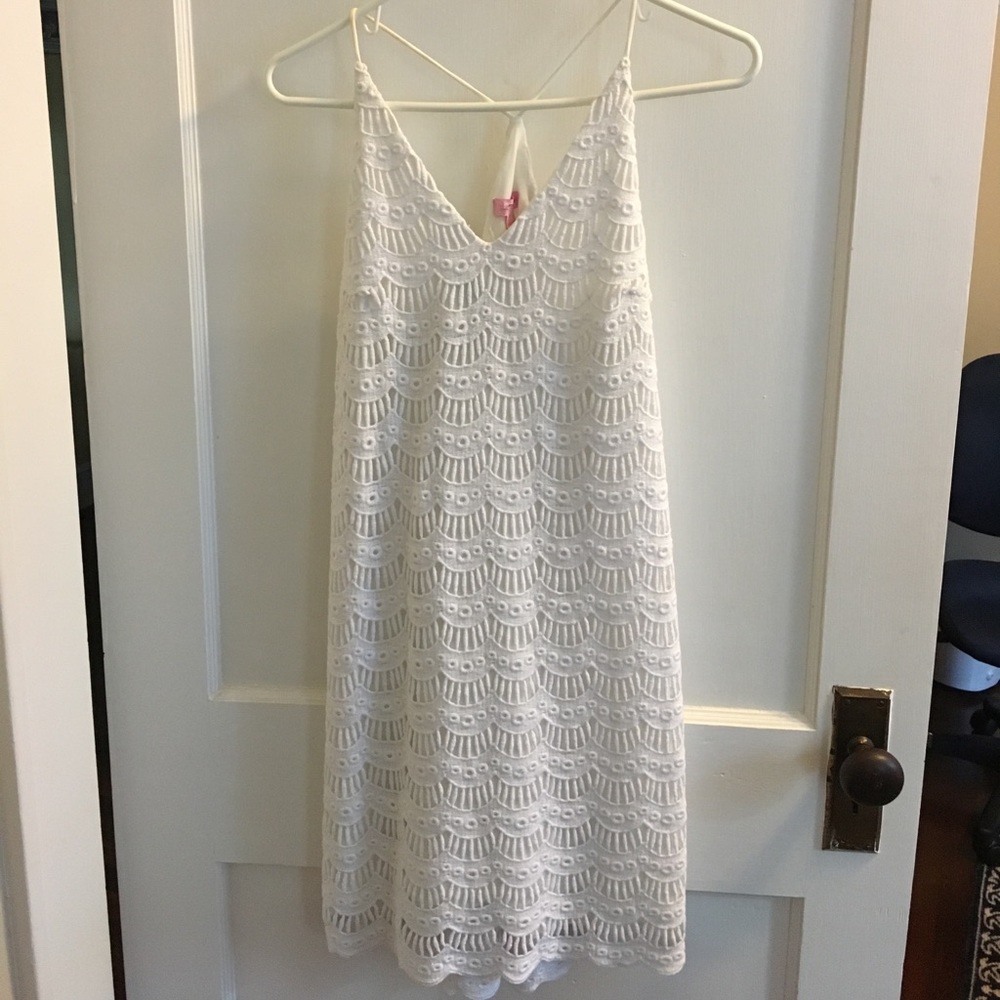 Lilly Pulitzer White Crochet Dress