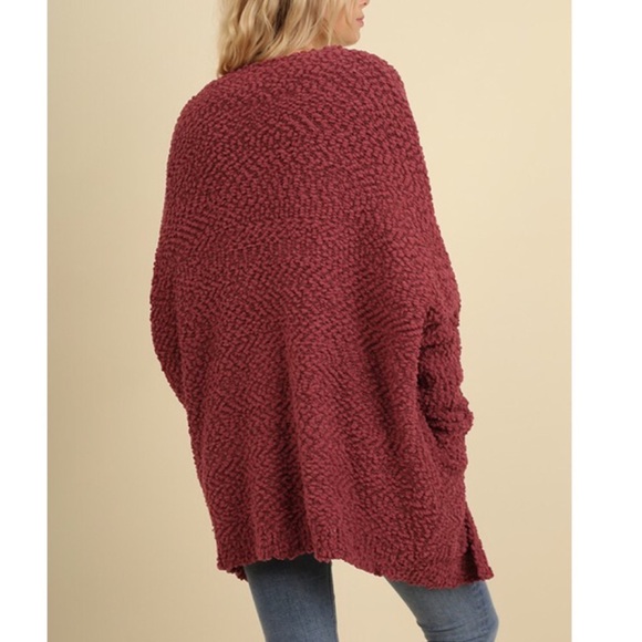 NWT oversized cardigan boucle sweater coat - Picture 3 of 4