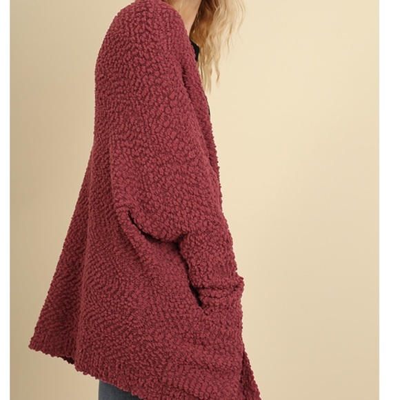 NWT oversized cardigan boucle sweater coat - Picture 4 of 4