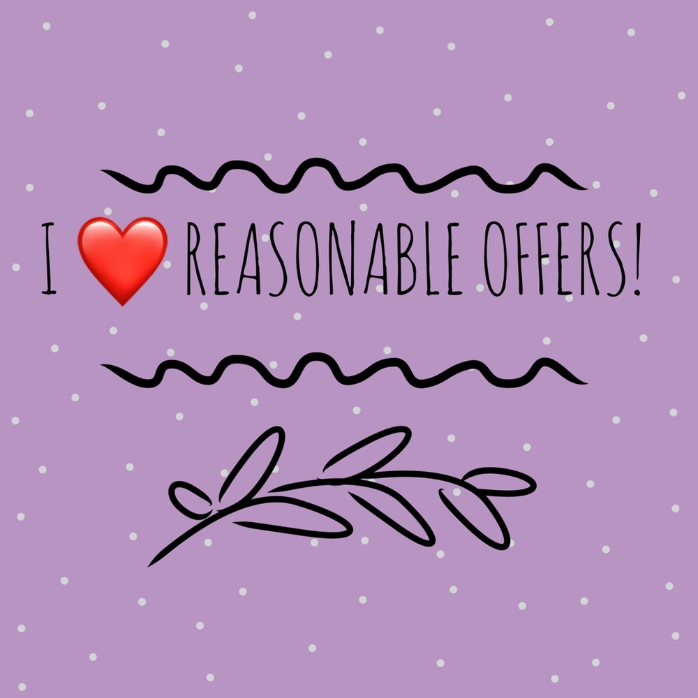 Reasonable offers will be accepted!