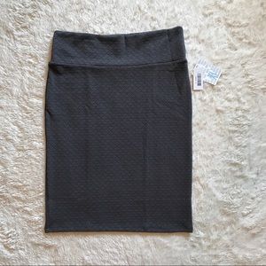 NWT Gray LuLaRoe Cassie Skirt