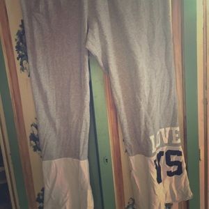 Gray Victoria's Secret sweatpants