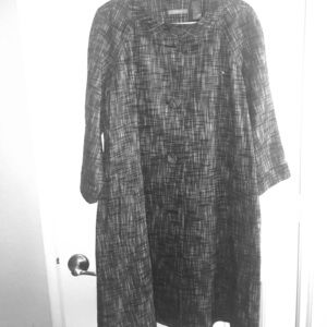 Black/ White trench jacket