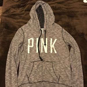 ✔️✔️Pink grey zip up✔️✔️