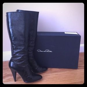Tall, sexy leather boots by Oscar de la Renta