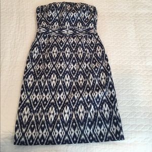 Banana republic strapless dress