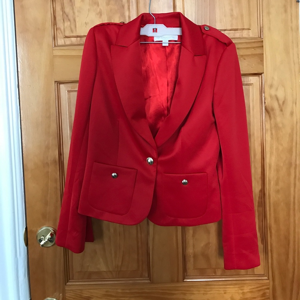 Red blazer