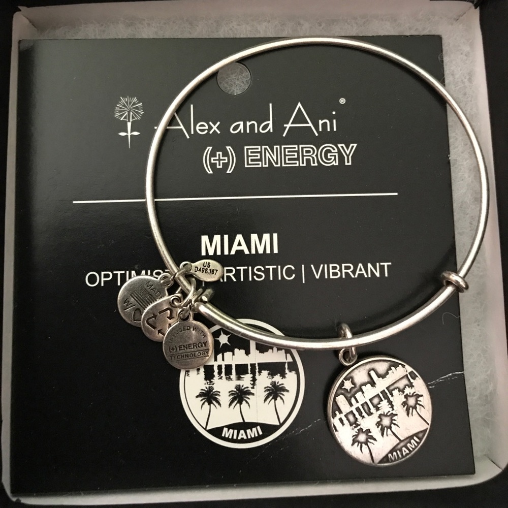 Alex & Ani Retired Miami Bracelet in Silver