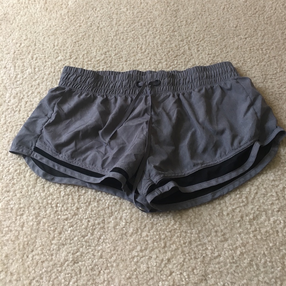 Grey adjustable shorts