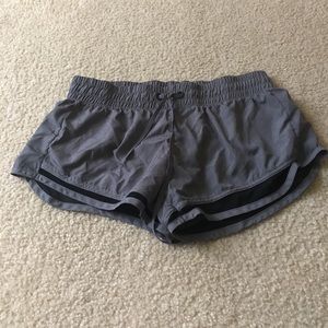 Grey adjustable shorts