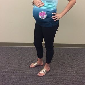 Skinny ankle length dress pants