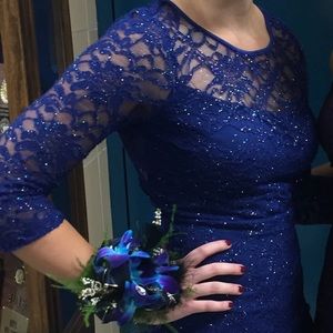 Blue Homecoming Dress