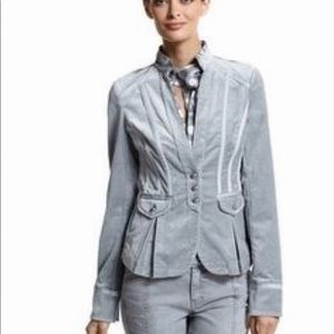 NWOT White House  Black Market gray velvet jacket
