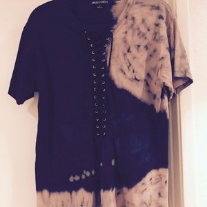 Tye Dye Lace Up T-shirt