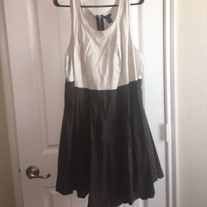 Brown+Cream Sundress