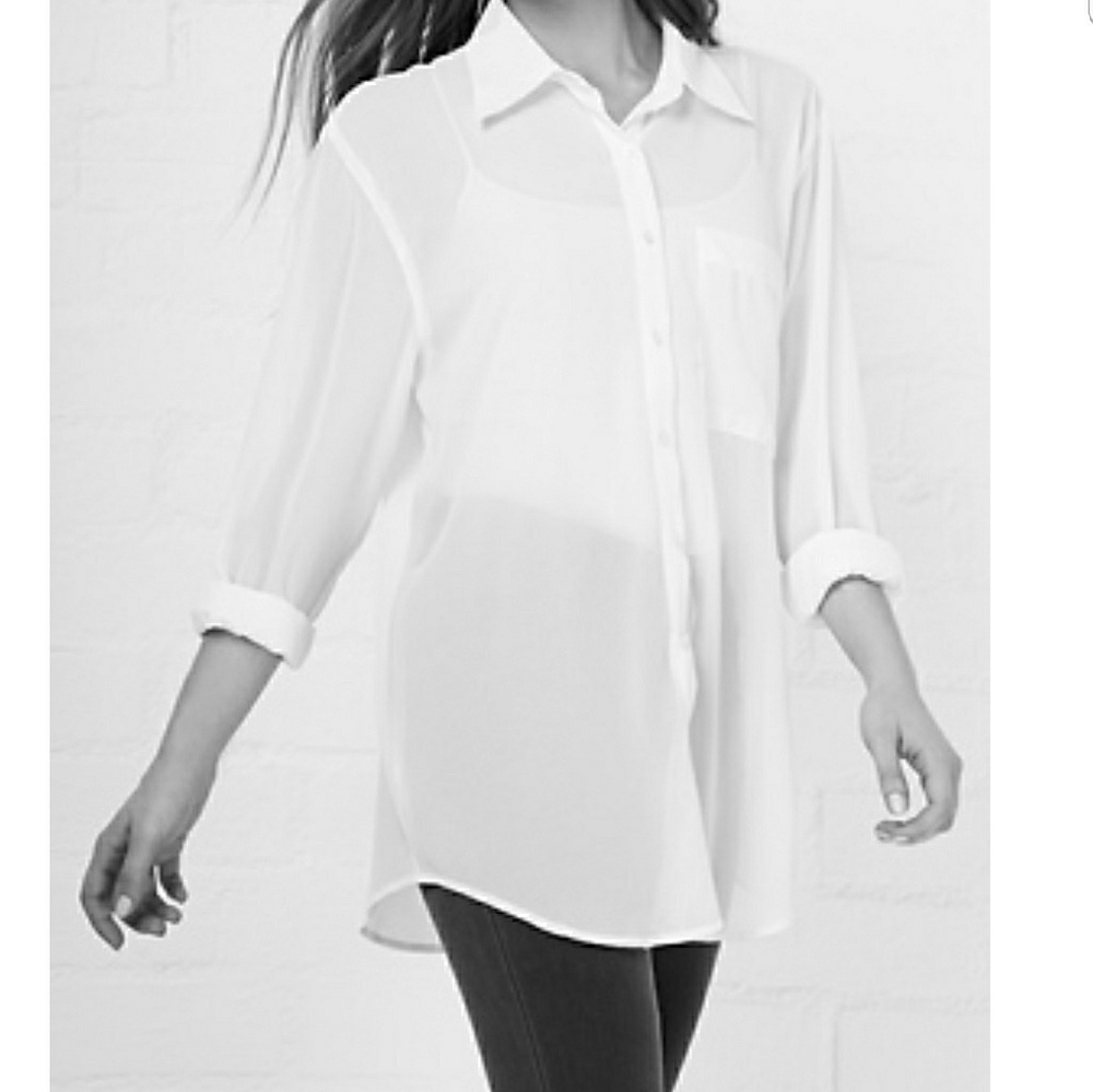 ⤵🍁Sheer Blouse & Cami Set