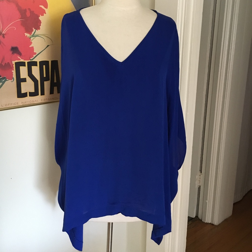 DvF Silk Adria Top, Size M
