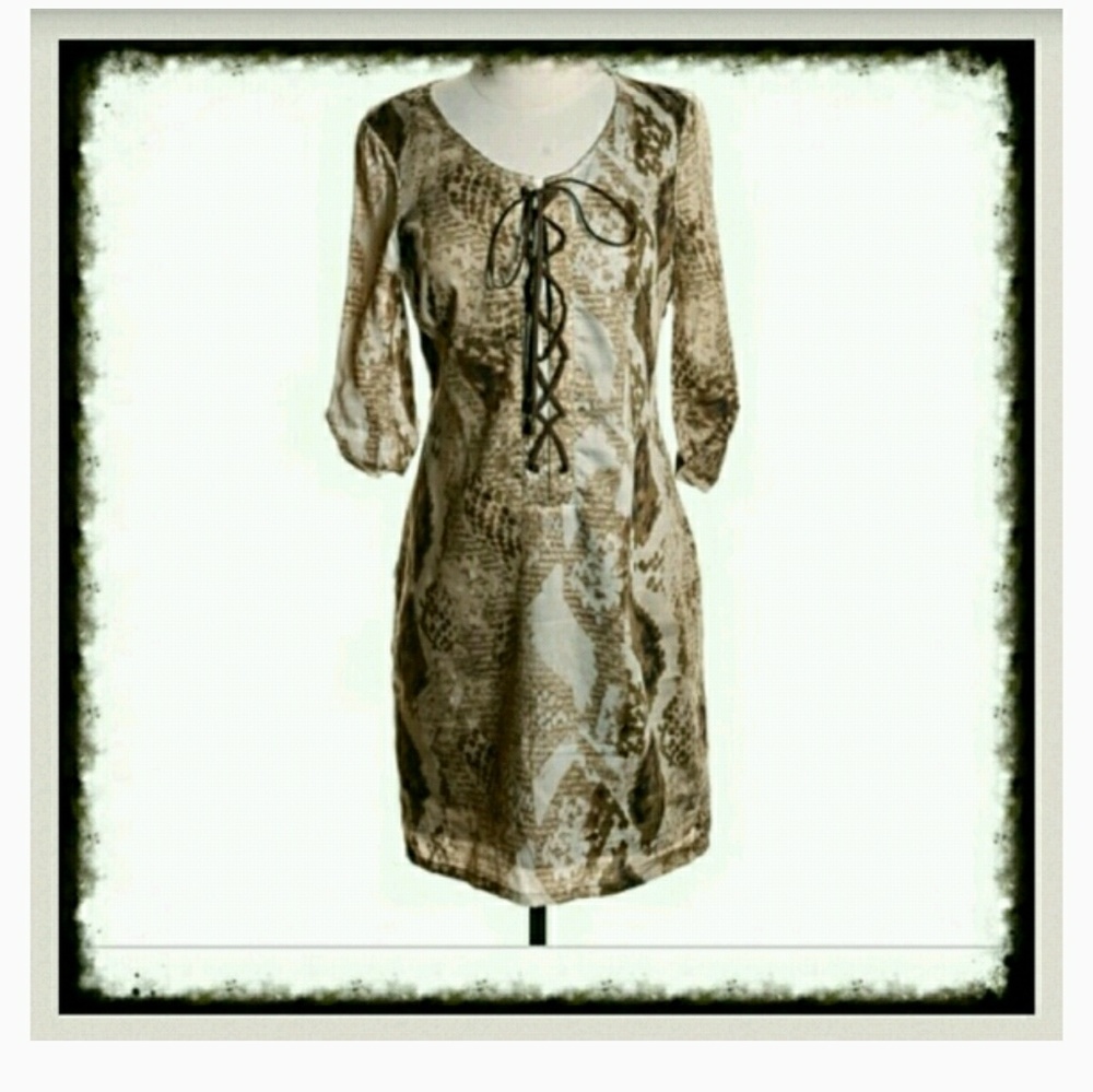 Guess animal print dress.