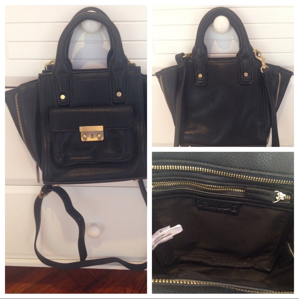 Phillip Lim for Target Black and Gold Mini Satchel