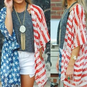 American flag kimono