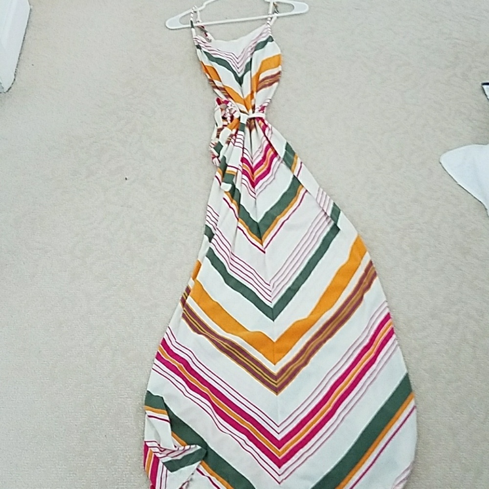 Striped maxi