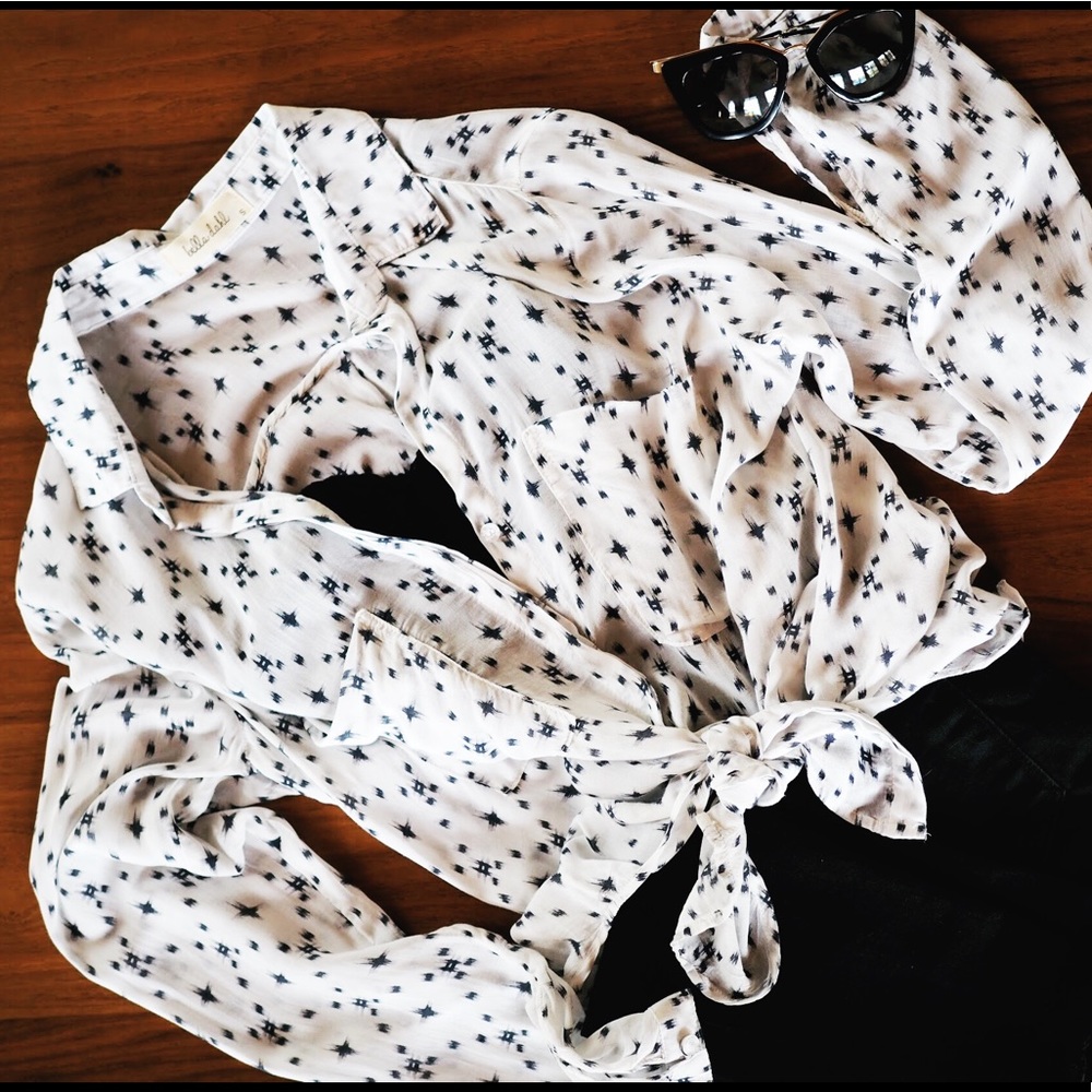Bella Dahl Star Print Shirt