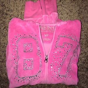Aeropostale zip-up pink jacket