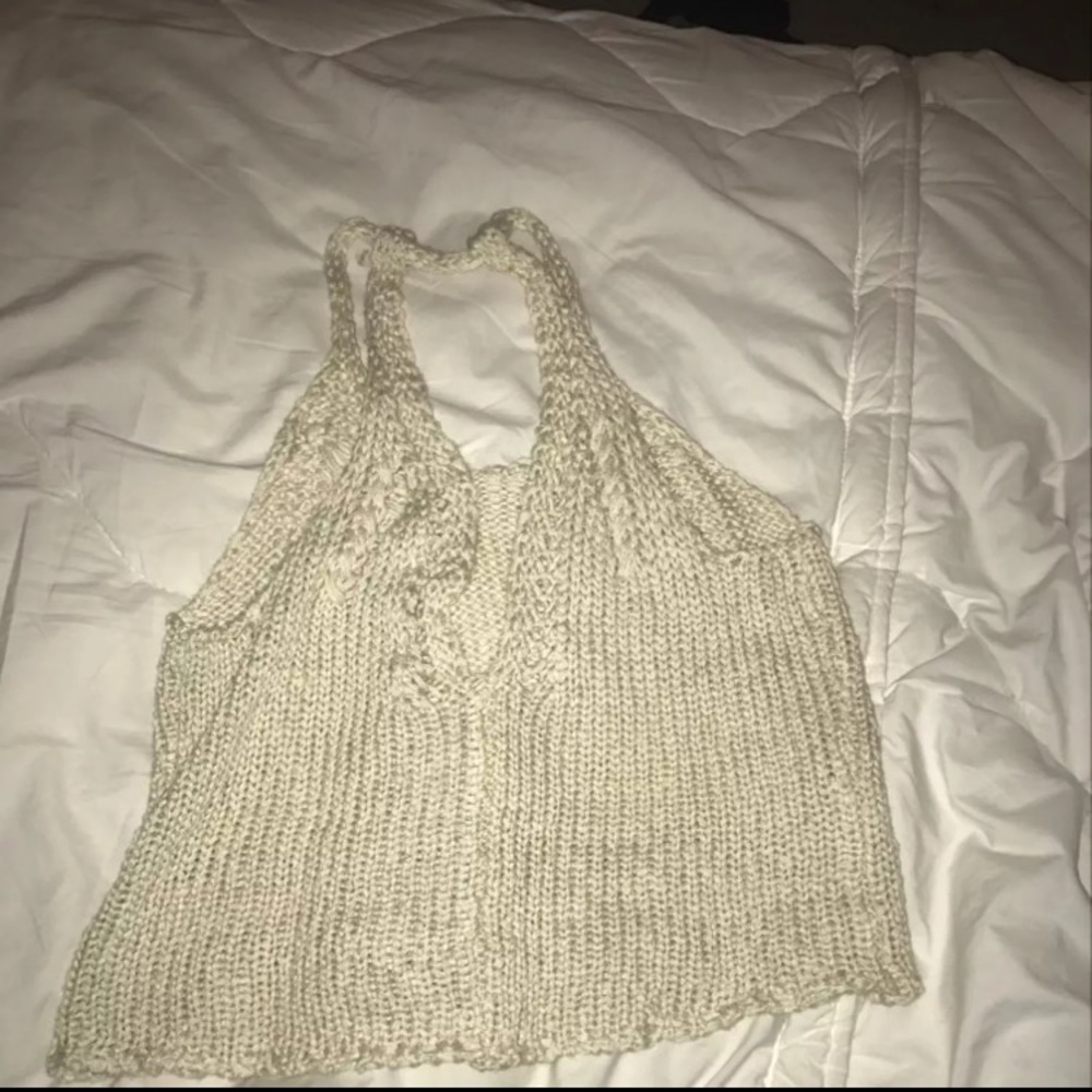 Crochet halter top