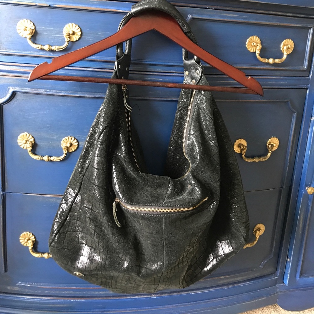 Black sparkly Lola Bernard purse.
