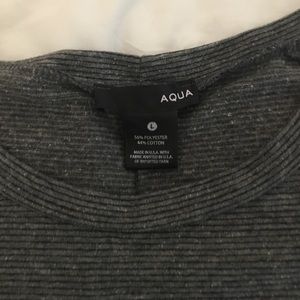 large aqua t-shirt dress