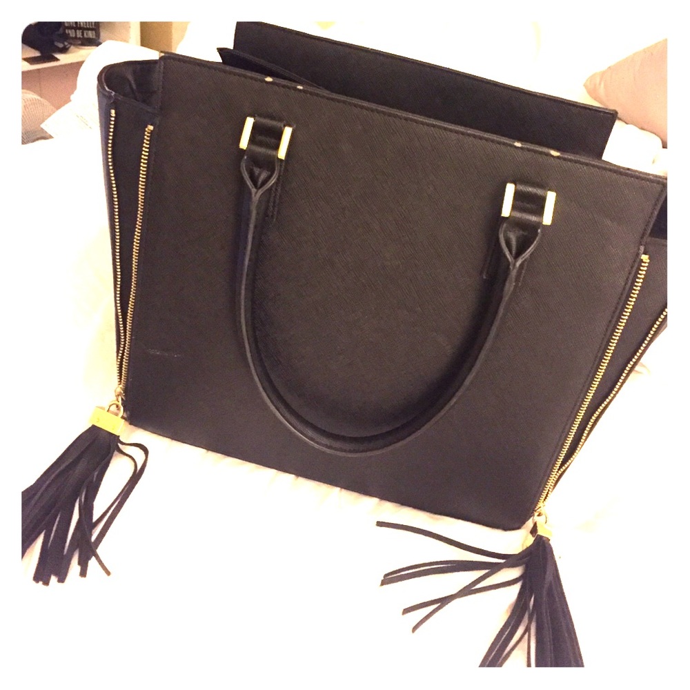 H&M black tote