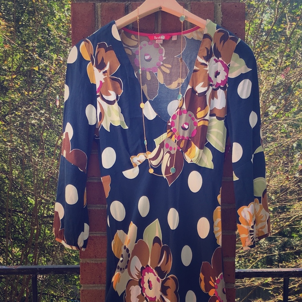 Boden floral print dress